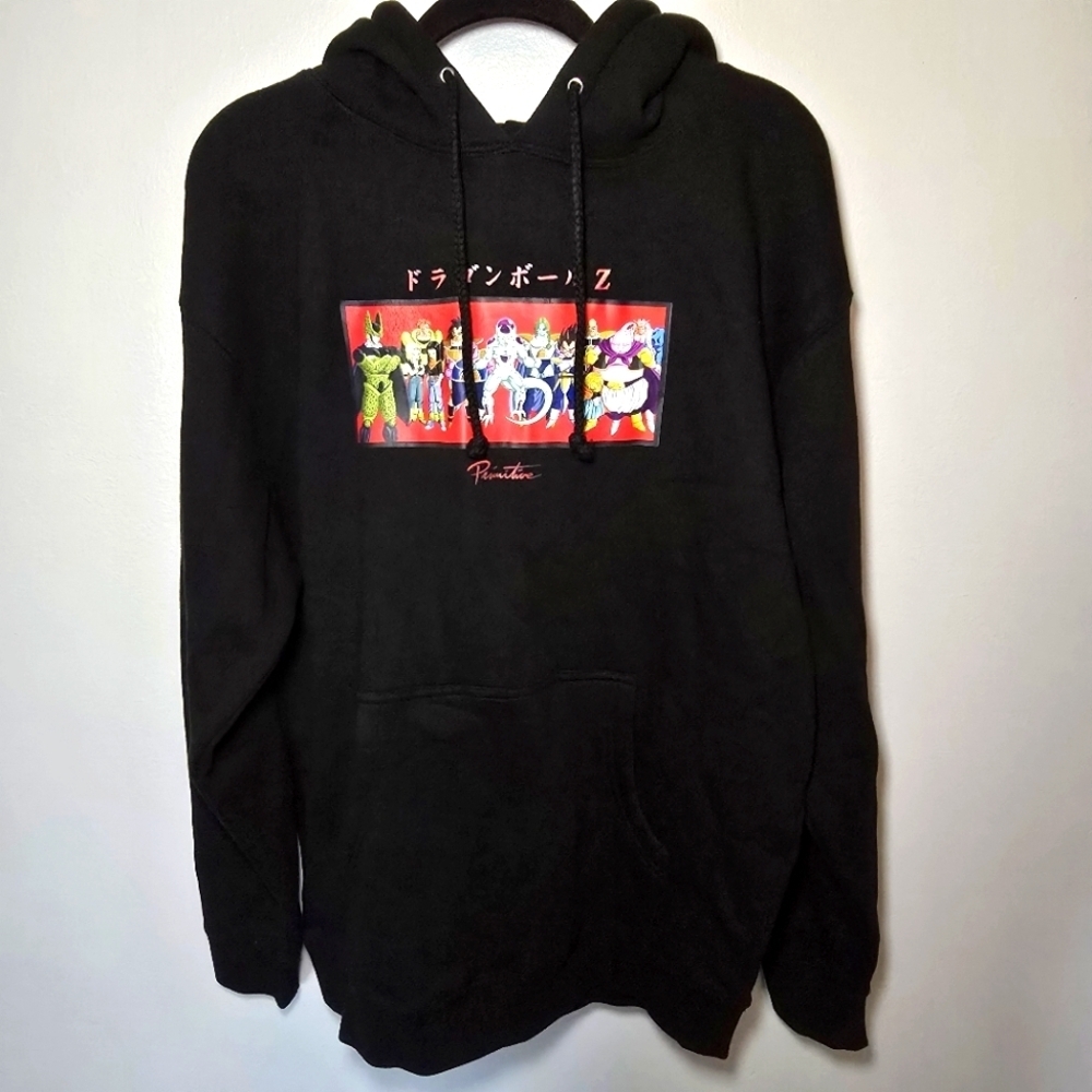 Black Primitive DragonballZ Graphic Hoodie Nee Without Tags